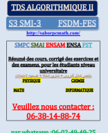 °°TDs ALGORITHMIQUE II FSDM FES SMI3.pdf