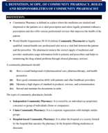 1. DEFINITION, SCOPE, OF COMMUNITY PHARMACY, ROLES AND RESPONSIBILITIES OF COMMUNITY PHARMACIST.pdf