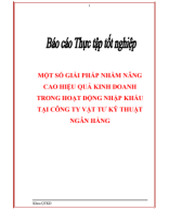 Báo cáo thực tập tốt nghiệp- Giải pháp nhằm nâng cao hiệu quả kinh doanh trong hoạt động nhập khẩu tại Công ty Vật tư kĩ thuật Ngân hàng.pdf