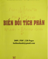 Biến Đổi Tích Phân (NXB Giáo Dục 2009) - Đặng Đình Áng, 220 Trang.pdf