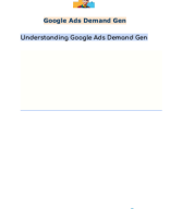  Google Ads Demand Gen Campaign