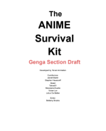 GENGA ALPHA RELEASE DRAFT