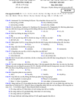 84. Đề thi thử THPTQG 2023 Hóa Học - Liên trường Nghệ An Lần 3 -Đề 2có lời giải.pdf