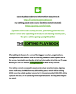 THE ULTIMATE VIDEO EDITOR PLAYBOOK