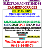 +EXAMENS ELECTROMAGNÉTISME-S4 SMP FSA AGADIR 20 21.pdf