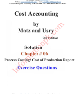 Chapte # 06 - Process Costing (Exercise Questions).pdf