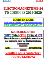 ELECTROMAGNÉTISME-S4 TD FST FES.pdf