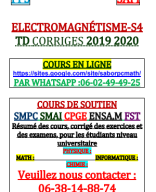 ELECTROMAGNÉTISME-S4 TD FPS SAFI.pdf