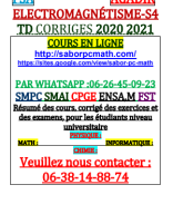 +TD ELECTROMAGNÉTISME-S4 SMP FSA AGADIR 20 21.pdf