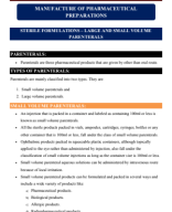 17. STERILE FORMULATIONS – LARGE AND SMALL VOLUME PARENTERALS.pdf