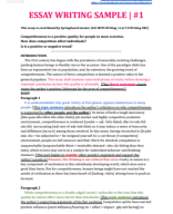 [Springboard] Writing Sample 1