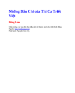 Những Dấu Chỉ của Thi Ca Triết Việt - Đông Lan.pdf