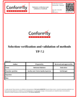 Procedure _ TP-7.2 Selection Verification and Validation of Methods.pdf