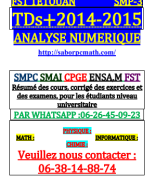 +TDs ANALYSE NUMERIQUE FST-TETOUAN 14-15 SMP3.pdf