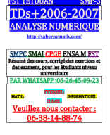 +TDs ANALYSE NUMERIQUE FST-TETOUAN 06-07 SMP3.pdf