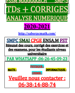 +TDs ANALYSE NUMERIQUE FSSM-MARRAKECH 20-21 SMP3.pdf