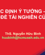 BÀI 2- XÁC ĐỊNH Ý TƯỞNG – CÂU HỎI – ĐỀ TÀI NGHIÊN CỨU.pdf