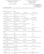 88 . Đề thi thử TN THPT 2024 - Môn Hóa Học - THPT Buôn Ma Thuột - Đắk Lắk - File word có lời giải.docx