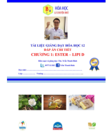 Hoa 12 - chuong 1 Ester - lipid. TTB.pdf