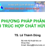 MIX Các phương pháp phân tích cấu trúc hợp chất hữu cơ (NMR, IR, MS) ĐHBK ĐHQG TP.HCM.pdf