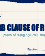 ADVERB CLAUSE OF REASON.pptx