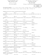 66. [TN THPT 2024 Hóa Học] Chuyên ĐH Vinh -  Nghệ An (Lần 2).docx