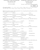 73. Đề thi thử TN THPT 2024 - Môn Hóa Học - Cụm trường Hải Dương (Lần 2) - File word có lời giải.docx