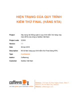 QCMS - Mô tả quy trình kiểm thử Final hàng NTA (AS IS)