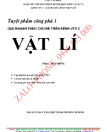 1Tuyệt phẩm công phá Giải nhanh theo chủ đề trên kênh VTV2 môn Vật Lý Tập 1.pdf