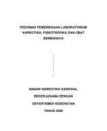 BNN & DEPKES Pedoman PEm. LAb. NArkotika, Psikotropika dan Obat Berbahaya tahun 2008.pdf