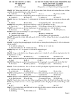 24. Đề thi thử bám sát cấu trúc đề minh họa TN THPT 2024 - Môn Sinh Học - Đề 24 - File word có lời giải.pdf