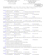 77. ĐỀ THI THỬ TN THPT 2023 - MÔN HÓA HỌC - Liên trường Vĩnh Phúc (Lần 3) - Bản word có giải.doc