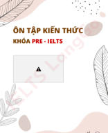 [DONE] Tổng hợp kiến thức khóa PRE