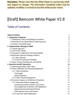 [Draft] Beincom White Paper V2.8