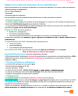 8. Rôle du laboratoire dans le suivi du traitement antibiotique (Réo, R.S)