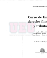 01 - CURSO DE FINANZAS, DERECHO FINANCIERO Y TRIBUTARIO -  VILLEGAS - DERECHO TRIBUTARIO 2016 - APORTE LUCAS UEU DERECHO 2021.pdf