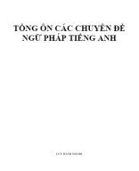 (Bản GV) TỔNG ÔN CÁC CHUYÊN ĐỀ NGỮ PHÁP (305 Trang).docx