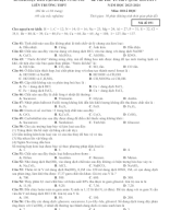 99 . Đề thi thử TN THPT 2024 - Môn Hóa Học - Liên trường Vũng Tàu (Lần 1) - File word có lời giải.docx