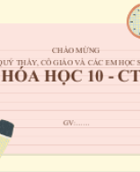 Bai1 - Lienkethoahoc - Chuyên đề Hóa học 10 CTST.pptx