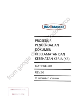 SOP-HSE-008-REV00 - PROSEDUR PENGENDALIAN DOKUMEN KESELAMATAN KESEHATAN KERJA (K3) - w.pdf