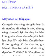 A 230 Tôn giáo hay là tín ngưỡng - B1 Tôn giáo hay là tín ngưỡng - Gs Trần Văn Toàn.pdf