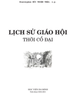 270.1 - TVTT0002428 - Lịch Sử Giáo Hội Thời Cổ Đại - Bùi Thiện Thảo - Học Viện Đaminh.pdf