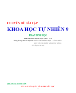 CHUYÊN ĐỀ KHTN 9 PHẦN SINH.docx