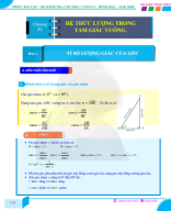 PHIẾU BÀI TẬP HÌNH HỌC CHƯƠNG 1 TOÁN 9 - SGK MỚI.pdf