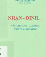 102_Nhận-định. Văn chương-giáo dục, triết lý-tôn giáo.pdf