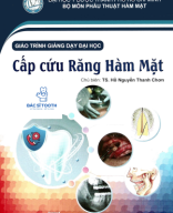 giáo trình giảng dạy đại học CẤP CỨU RĂNG HÀM MẶT-Bác sĩ Tút.pdf