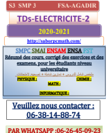 °°COURs ELECTRICITE2 FSA-AGADIR 20-21 SMP.pdf