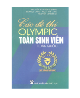 Nguyễn Văn Mậu, Các đề thi Olympic Toán Sinh Viên Toàn Quốc.pdf