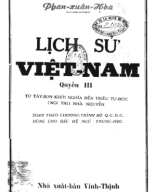 A 959.7 Lịch sử Việt Nam. Q.3-Từ Tây Sơn khởi nghĩa đến triều Tự Đức. (Nội trị) nhà Nguyễn.pdf