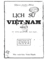 A 959.7 Lịch sử Việt Nam (NXB Vĩnh Thịnh-1952) - Phan Xuân Hòa, 400 Trang.pdf